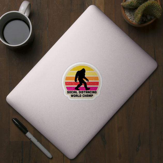 Bigfoot Social Distancing World Champion by SrboShop